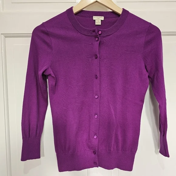 J. Crew The Clare Cardigan Sweater Crewneck Button Up Size XS - Picture 3 of 9